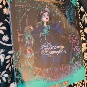 Monster High Lenore Loomington Doll - Blue and Black Ensemble